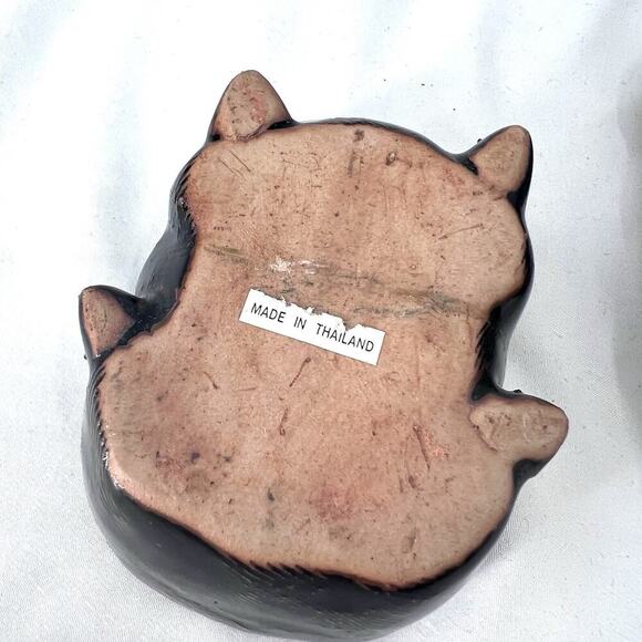 Vintage Ceramic Lidded Pig Candle Figurine Trinket Box - Picture 8 of 9